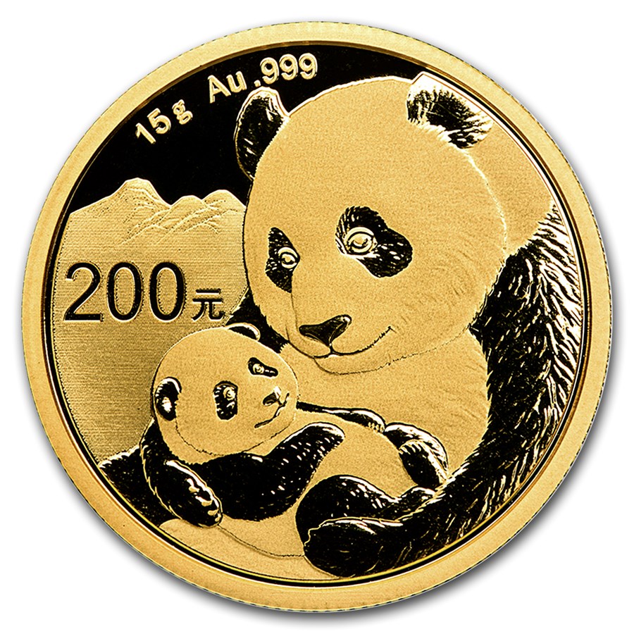 Gold Chinese Panda Coin 2019 - 15 Gram